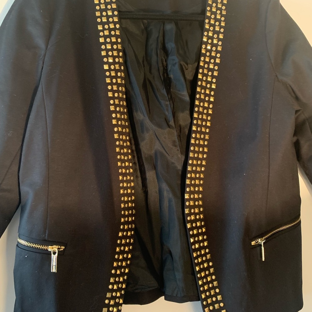 MK studded blazer